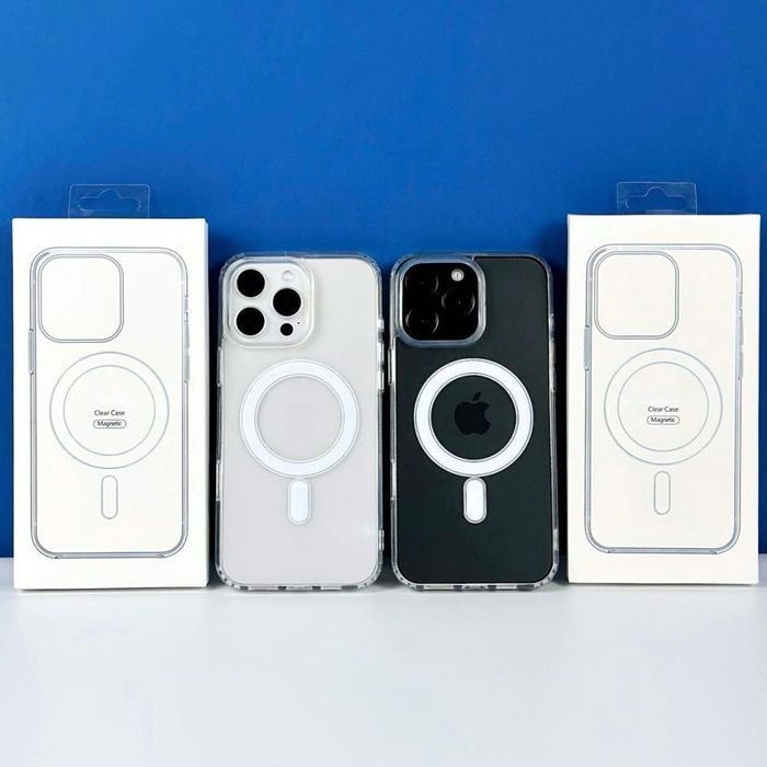 Акція! Чохол Clear Case MagSafe для iPhone 15 Pro / Чехол Айфон 15 Про