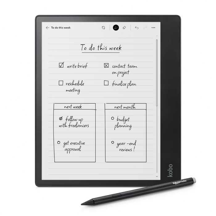 Kobo Elipsa 2E 10,3” 32GB + Kobo Stylus 2 — Novo e Selado