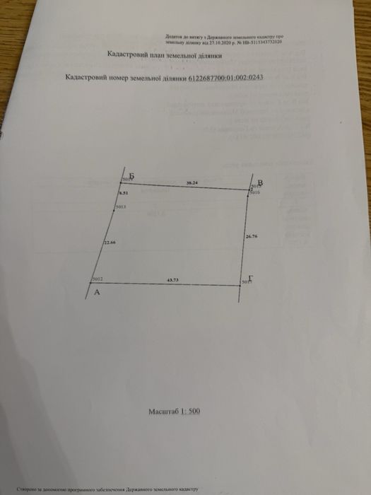 Продаж земельної ділянки біля лісу  24 сотих