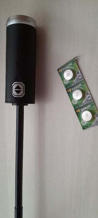 Зонт  автомат с фонариком и светоотражающим краем