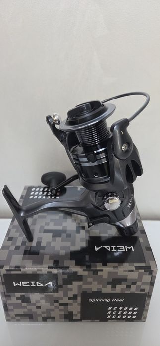 Катушка рыболовная с байтранером Weida XC 5000 и 6000 ( 5+1 bb)