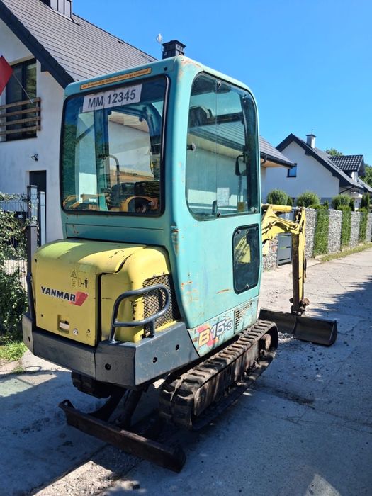 Minikoparka Yanmar B15 2002 oryginal