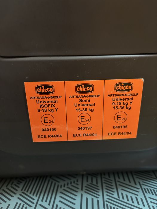 Cadeira Auto chicco Isofix