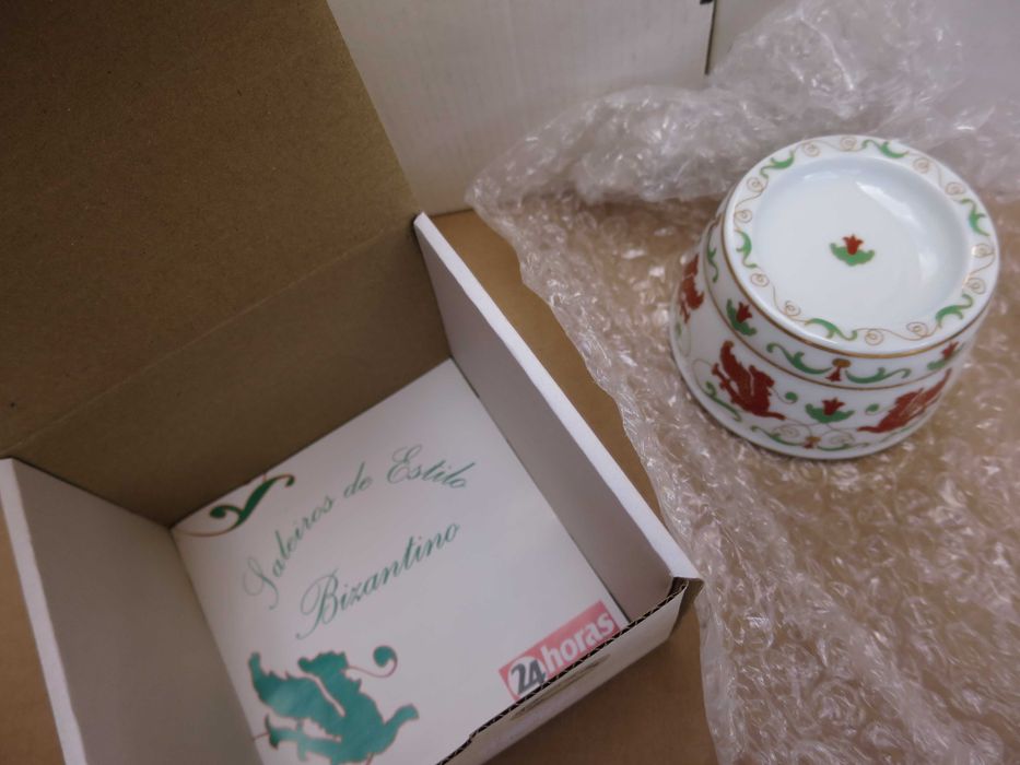 Saleiros de estilo porcelanas Conventual loiça jornal 24 Horas