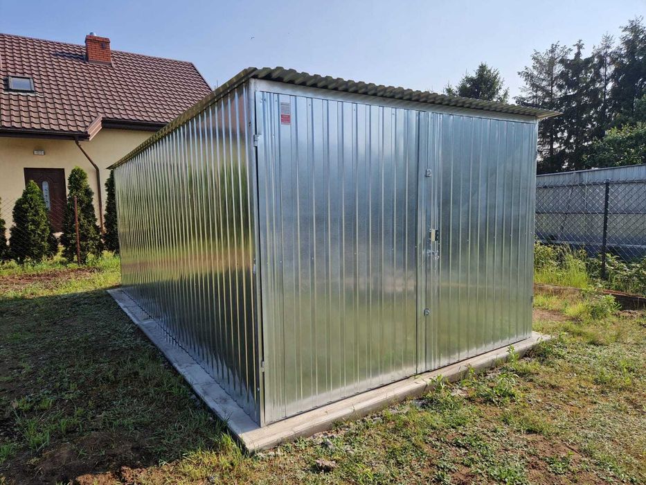Garaż Blaszak 3x5 Garaż blaszany Garaże blaszane 3x5 3x6 4x5 4x6 6x5 6x6 Garaż Koszalin PRODUCENT