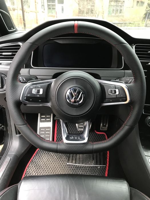 Перетяжка руля в кожу