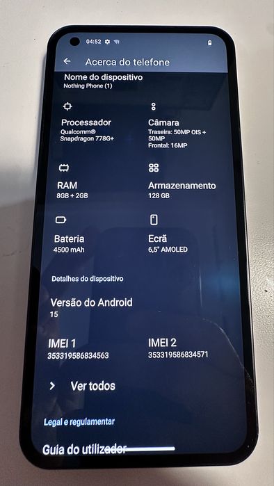 Telemovel Nothing Phone 1