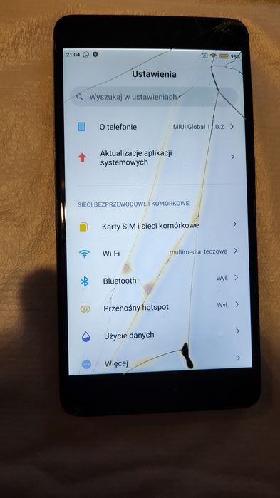Telefon Xiaomi Redmi Note 4  4/64GB  USZKODZONY