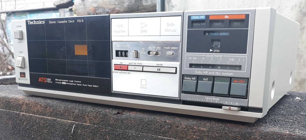 Technics RS-6 винтажная кассетная дека\ магнитофон Japan