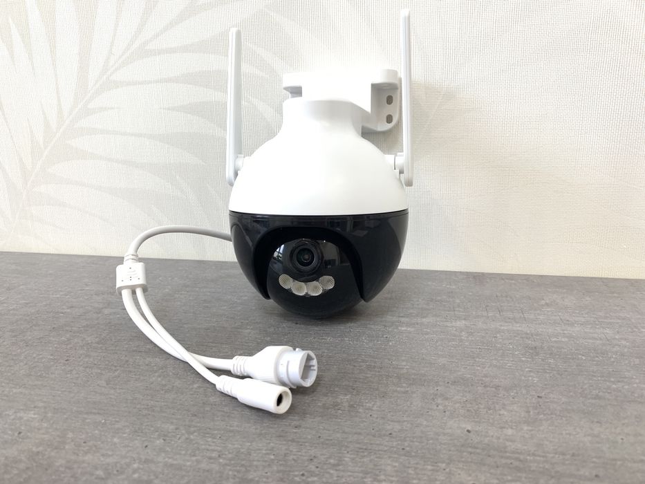 ТРЕКИНГ‼️ 4Mp 4Мп PTZ WIFI IP камера поворотная уличная вулична поворотна для відеонагляду видеонаблюдения с микрофоном хмарна ICSee ONVIF dahua ezviz