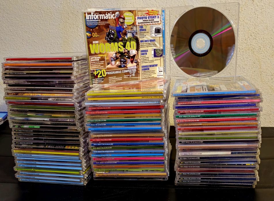 COLEÇÃO HISTÓRICA EXAME INFORMÁTICA — N.º 1 AO 344 + Suplementos e  CD/DVD Originais