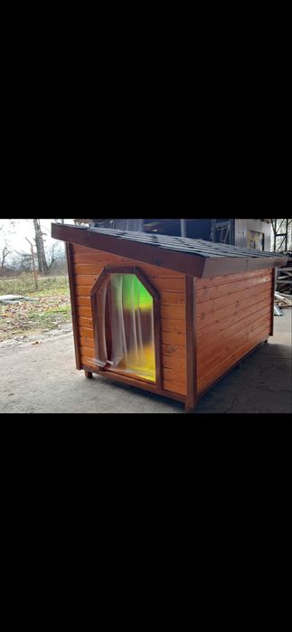 Велика утеплена буда для собак будка собакам великим собачкам