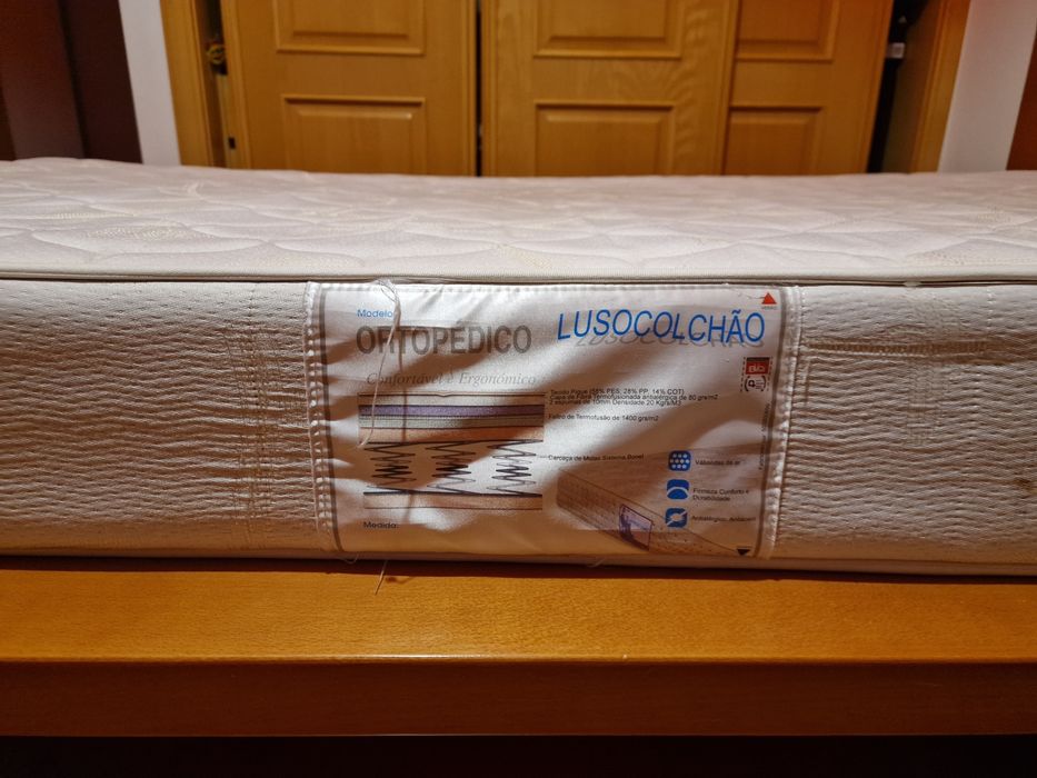 Cama solteiro+colchão ortopédico