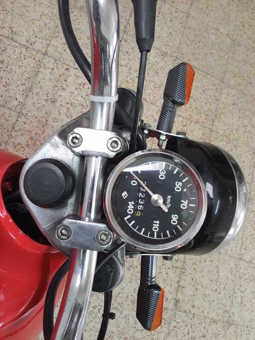 mz etz 125 personalizada e com apenas 27000km (inclui todo o material original)