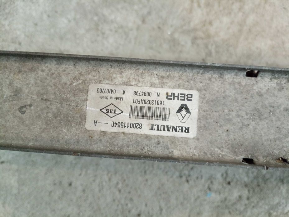 Радіатор інтеркулера Renault Megane II 2 1.5 1.9 інтеркулер Меган