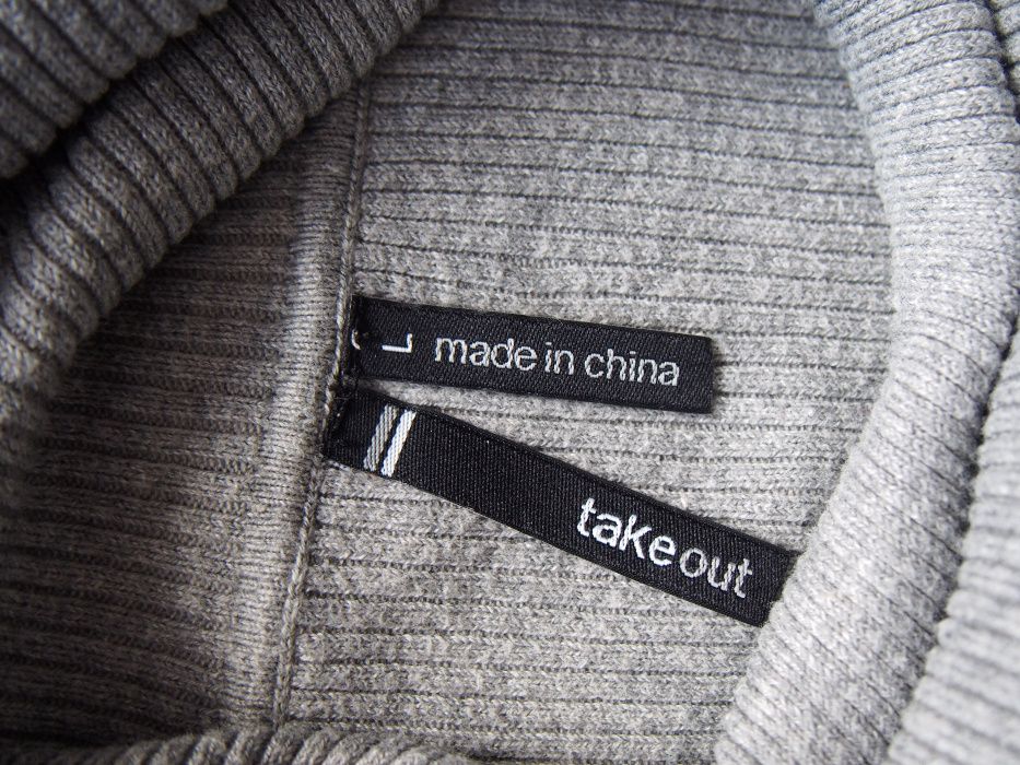 Sweter golf S/M tunika ciążowy