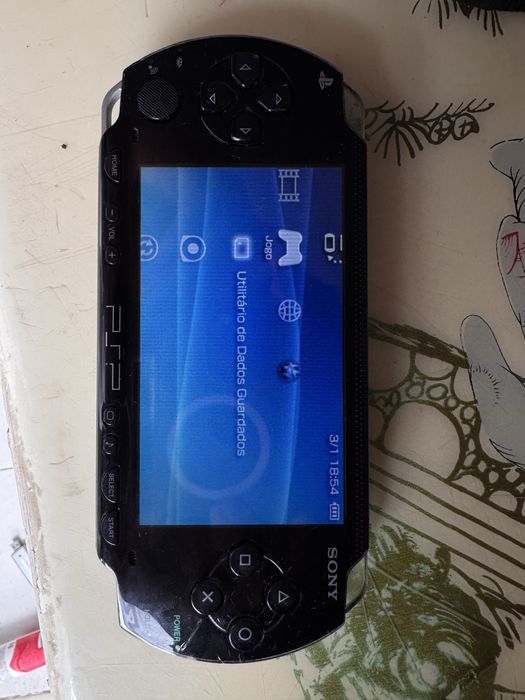 Psp com jogos e memory stick