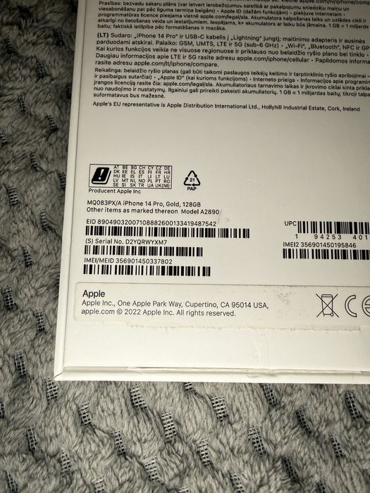 Iphone 14 pro 128gb 100% kondycji
