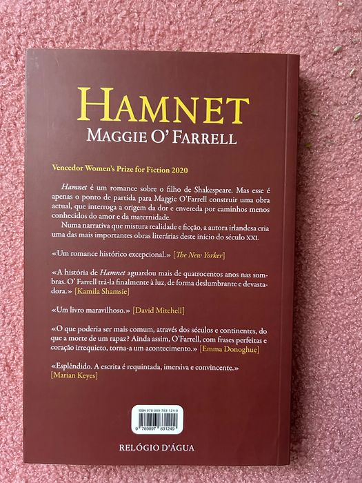 "Hamnet" de Maggie O'Farrell