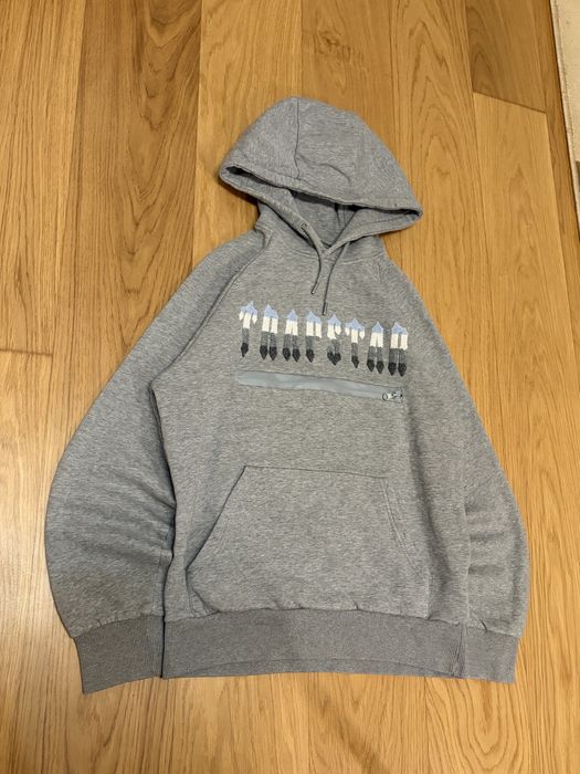 Trapstar men's grey hoodie