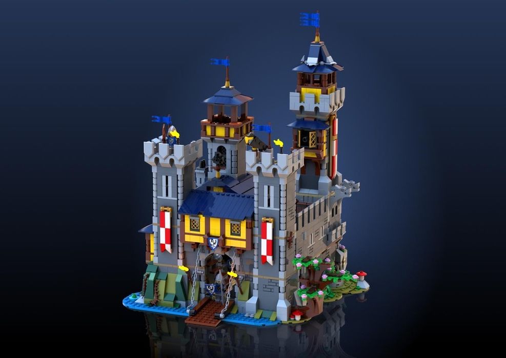 3 conjuntos - LEGO Creator 3 em 1 (31120) Castelo Medieval