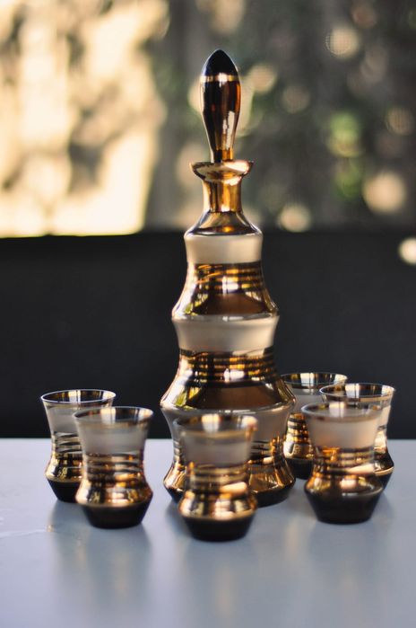 Продам набір із Богемського скла