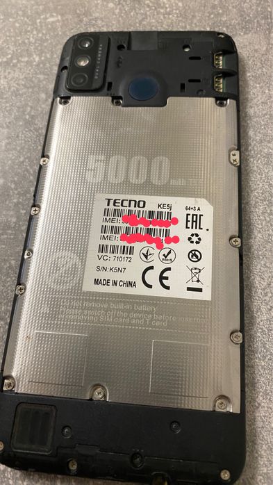 Телефон Tecno Spark 6 Go