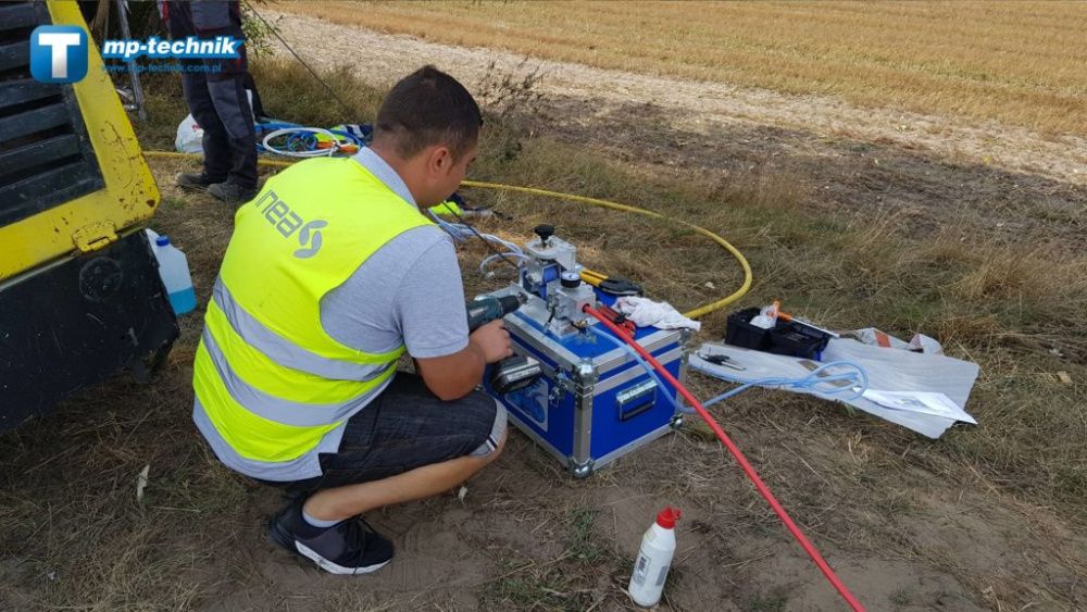 Wdmuchiwarka do światłowodów BLUE DRAGON JET mini, mikrokable