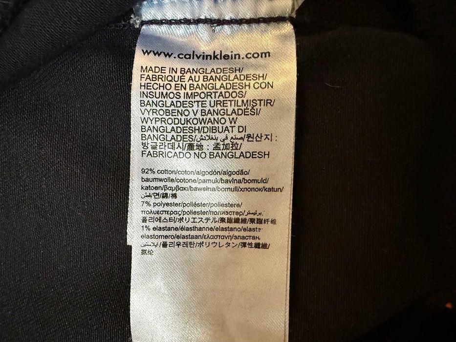 Kurtka granatowa jeansowa, bawełna, Calvin Klein Jeans, rozm. S