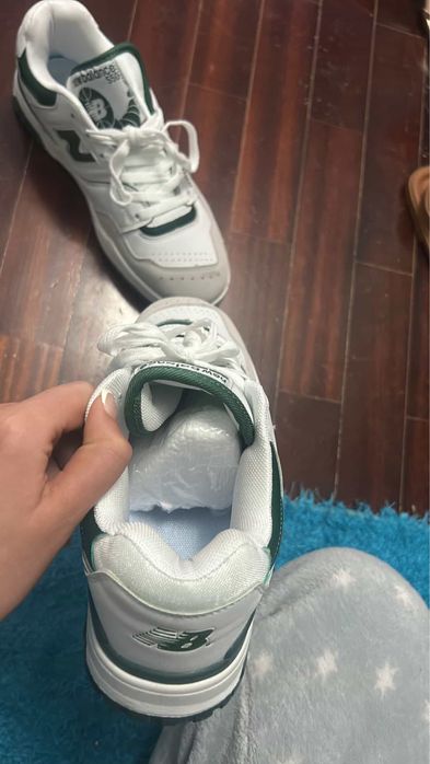 New Balance 550 branco/verde
