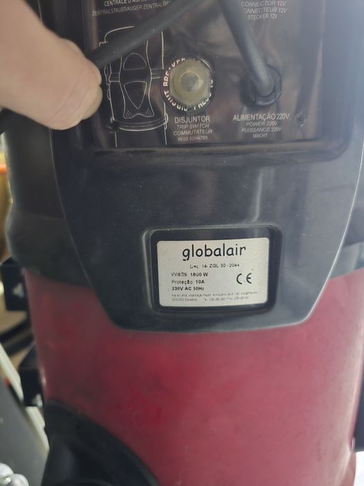 Máquina aspiração central