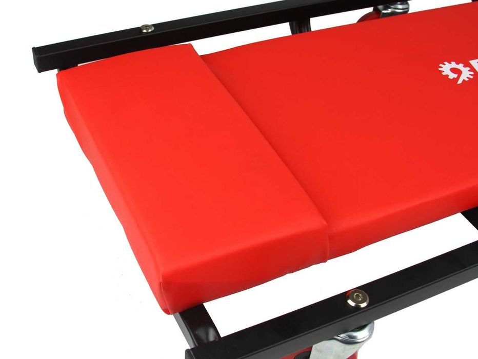 Leżanka warsztatowa LEŻAK WÓZEK 6-kołowa 36" CZERWONA WYTRZYMAŁA