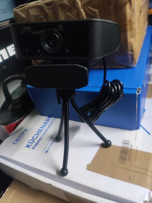 Webcam USB video camera com tripé