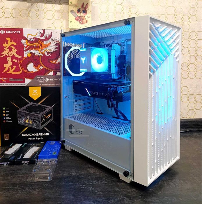 Ігровий ПК Ryzen 7 5700X RTX 2070 Super 8GB 32 DDR4 8|16 ядер AM4 B550