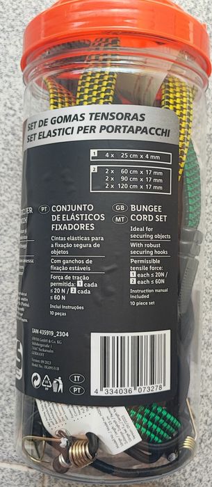 Conjunto elasticos fixadores Ultimate Speed