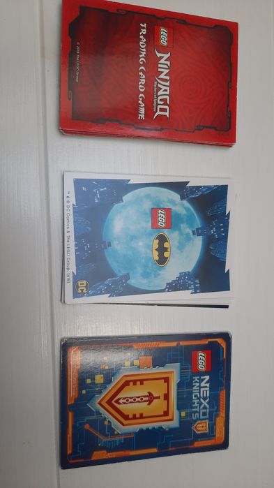 29 kart Lego Ninjago, Nexo Knights i Batman