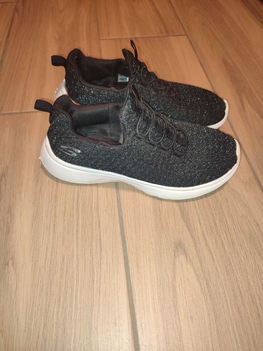 Buty adidasy wsuwane SKECHERS 36 czarne 23cm