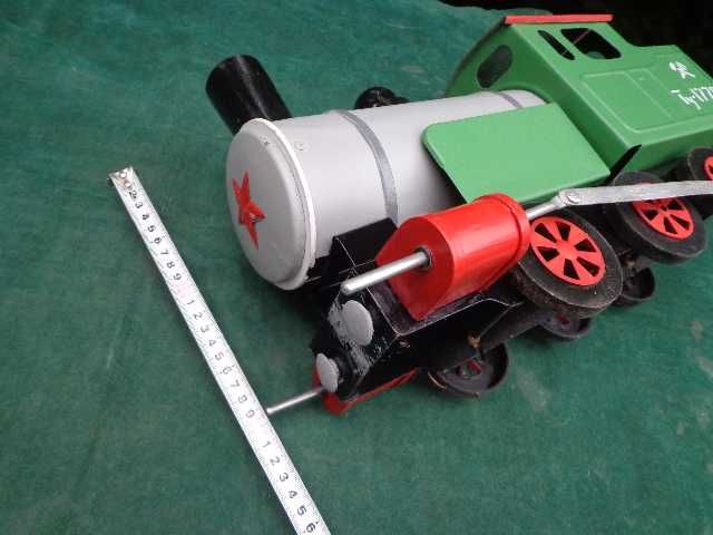 Детская машина. Паровоз дутыш. СССР.