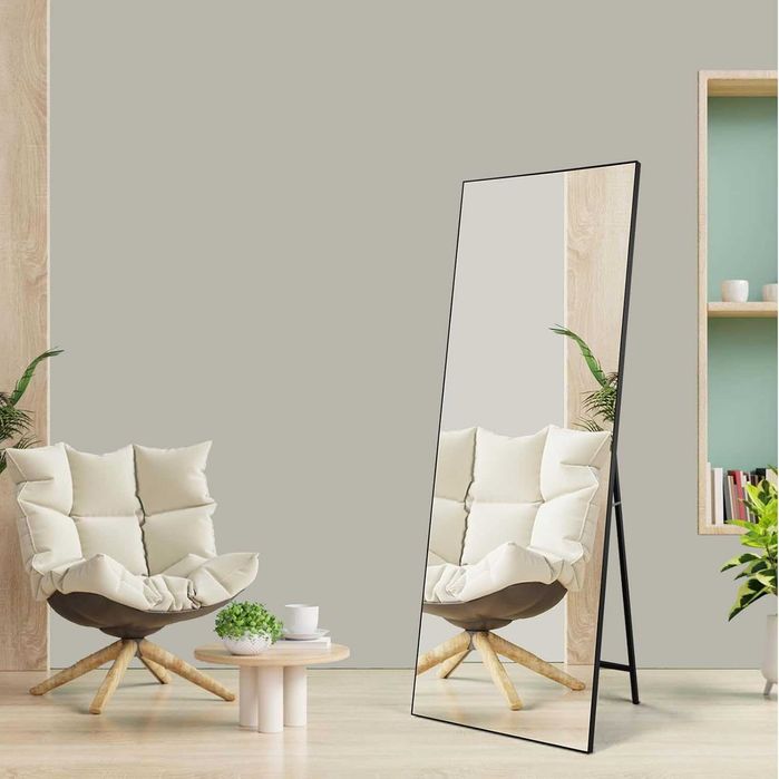 Nowe stojące lustro / lusterko / 60x165CM / HORLIMER / czarne !R191!