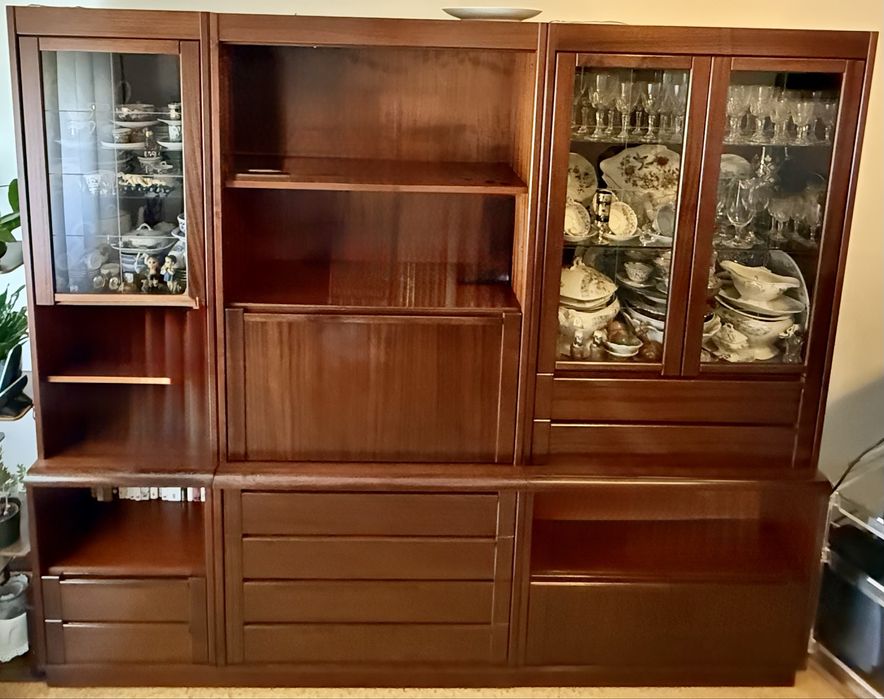 Movel de sala madeira mogno