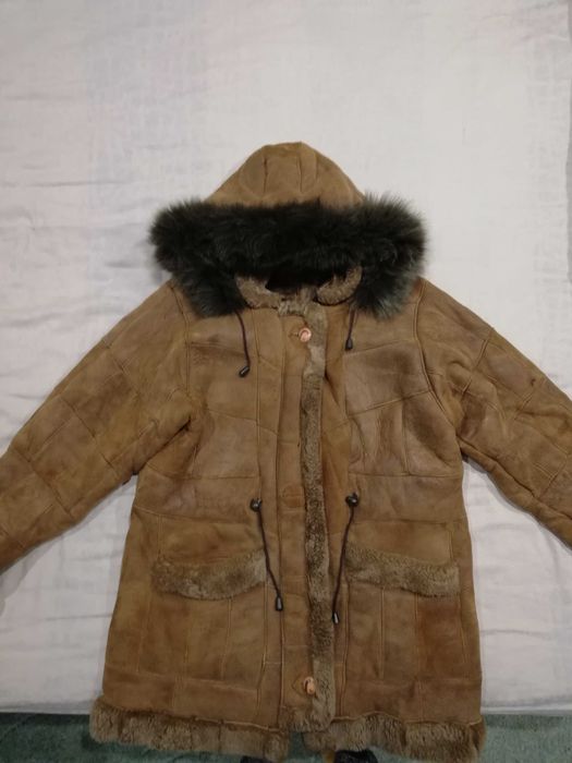 Дублянка шкіряна коричнева