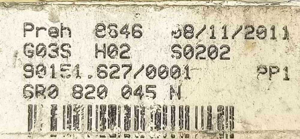 Comando Chauffage / Sofagem 6R0820045N - VW POLO V