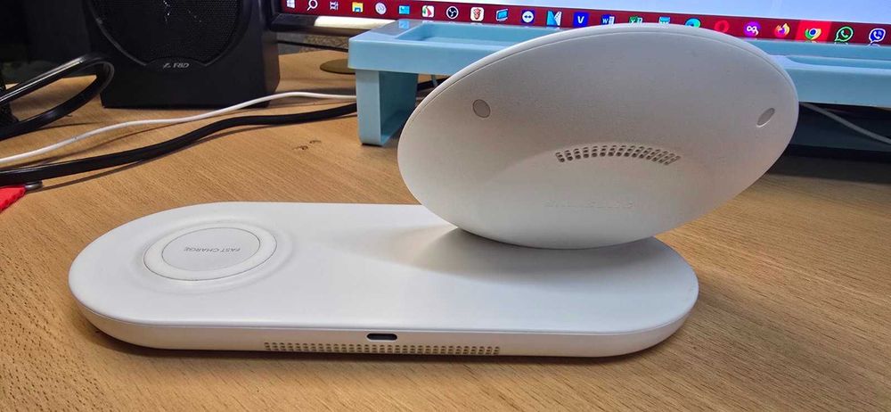 Беспроводная зарядная станция Samsung EP-N6100, белая, оригинал