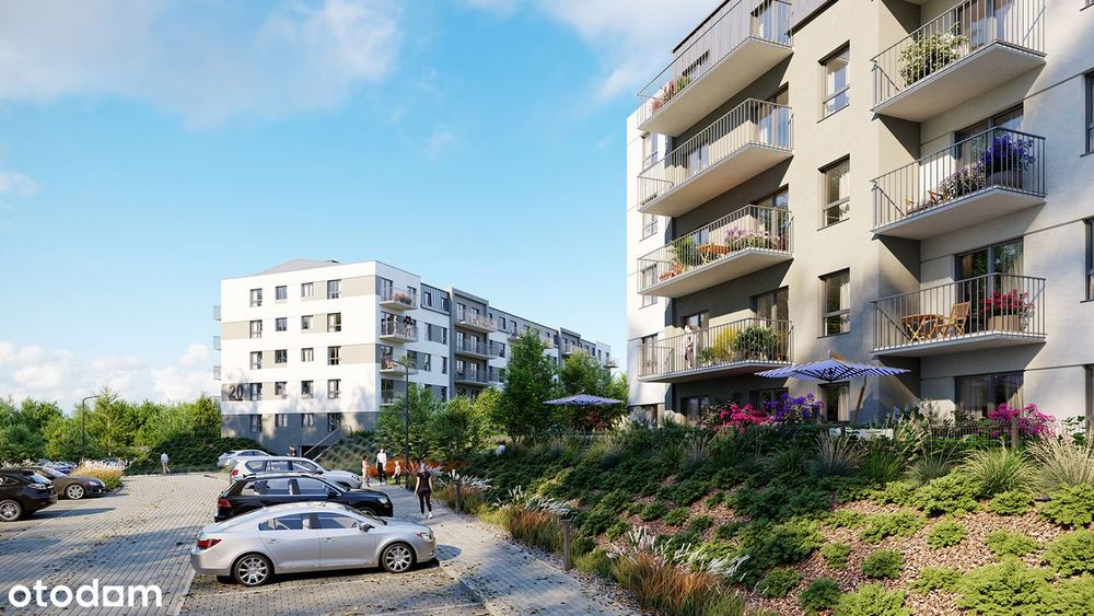 3-pokojowe mieszkanie 48m2 + balkon