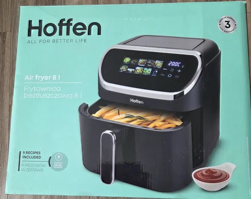 Frytkownica beztłuszczowa AirFryer Hoffen 8l
