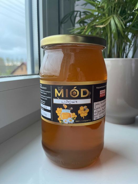Miód lipowy z własnej pasieki