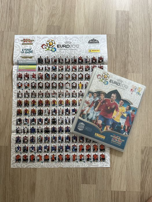 Klaser Panini Euro 2012 + UCL | Ronaldo Top Master, Lewandowski LE | Zestaw
