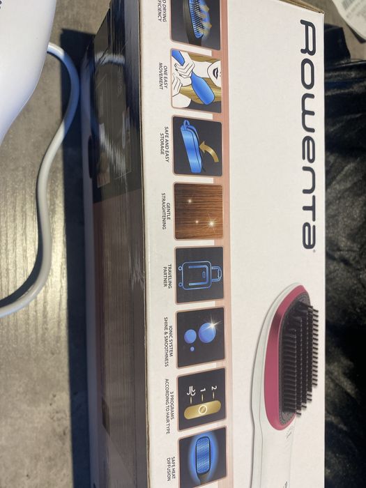 Escova alisadora e secadora Rowenta