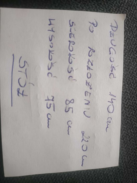STÓŁ I 4 KRZESŁA