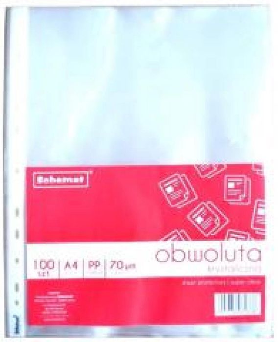 Obwoluta A4/70 mic 100szt Schemat folia,254x322 mm